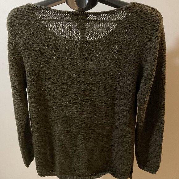 Coldwater Creek Ribbon  Yarn Sweater - Picture 2 of 4